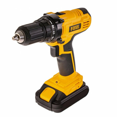 Дрель-шуруповерт аккумуляторная Denzel CIDB-IB-18-02 2 аккумулятора и зарядное устройство в комплекте 26130 1876600₽