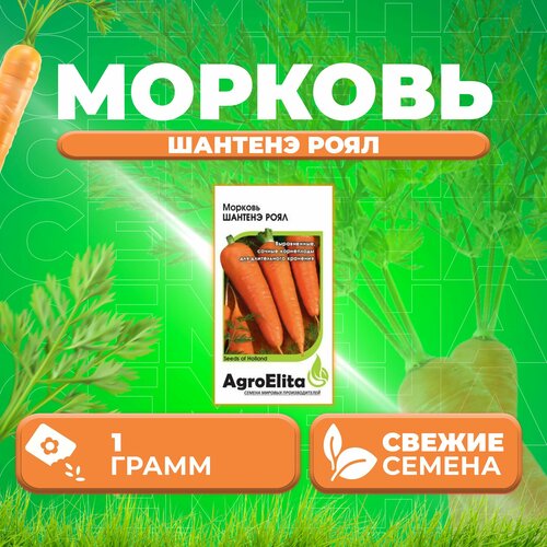 Морковь Шантенэ Роял, 1,0г, AgroElita (1 уп)