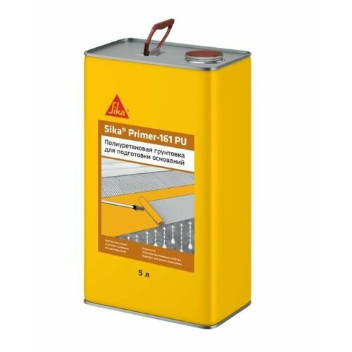 Sika Primer 161 PU Однокомпонентная полиуретановая грунтовка грунт sika primer mb укрепляющий 5 кг