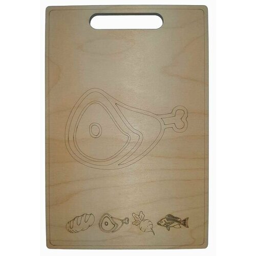 Доска разделочная 300*200*6 м11.2 Мясо