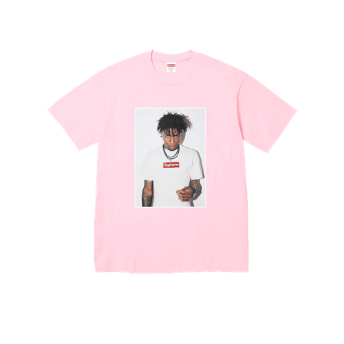 фото Футболка supreme nba youngboy tee, размер s, розовый