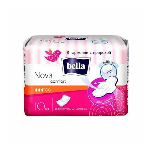 Прокладки женские BELLA Nova Сomfort 10 шт прокладки bella tulip 10 шт