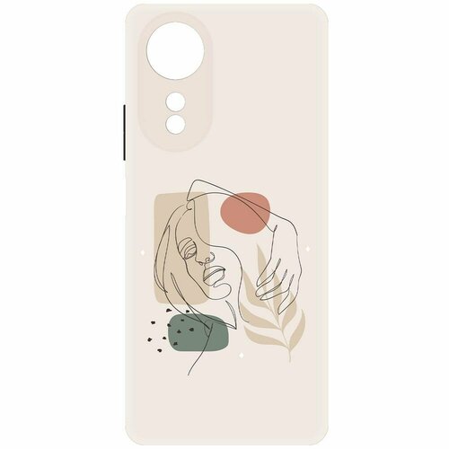 Чехол-накладка Krutoff Soft Case Грациозность для Oppo A58 4G черный чехол накладка krutoff soft case туман для oppo a58 4g черный