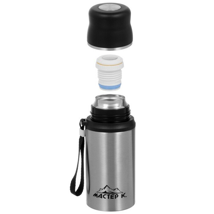 фото Термос, 600 мл, Гильза "Мастер К", с кружкой, сохраняет тепло до 8 ч 9912139