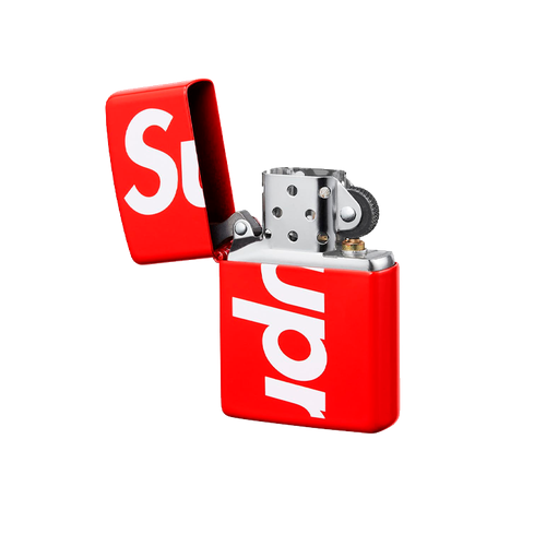 Supreme Logo Zippo Red