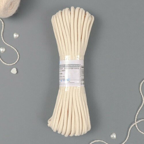 Шнур плетеный хб 16-прядный без сердечника 4 мм 20м 442₽