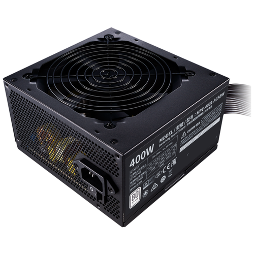 Cooler Master Блок питания 400Вт Cooler Master MWE White 400 V2 MPE-4001-ACABW-EU ATX12V V2.52 (24+4/8+6/8pin, вентилятор d120мм) + кабель питания (ret)