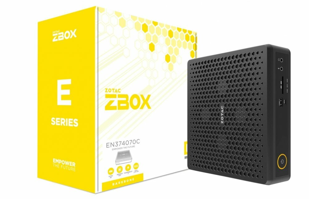 Неттоп ZOTAC ZBOX-EN374070C-BE, Intel Core i7-13700HX/64Гб DDR5/2Тб SSD/NVIDIA GeForce RTX 4070/без ОС