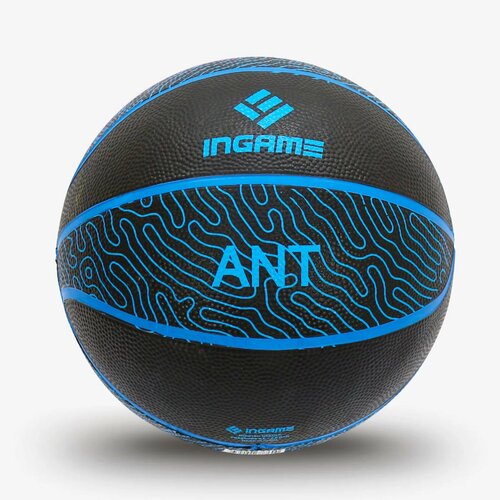 Мяч баскетбольный INGAME Ant №7 чёрно-синий