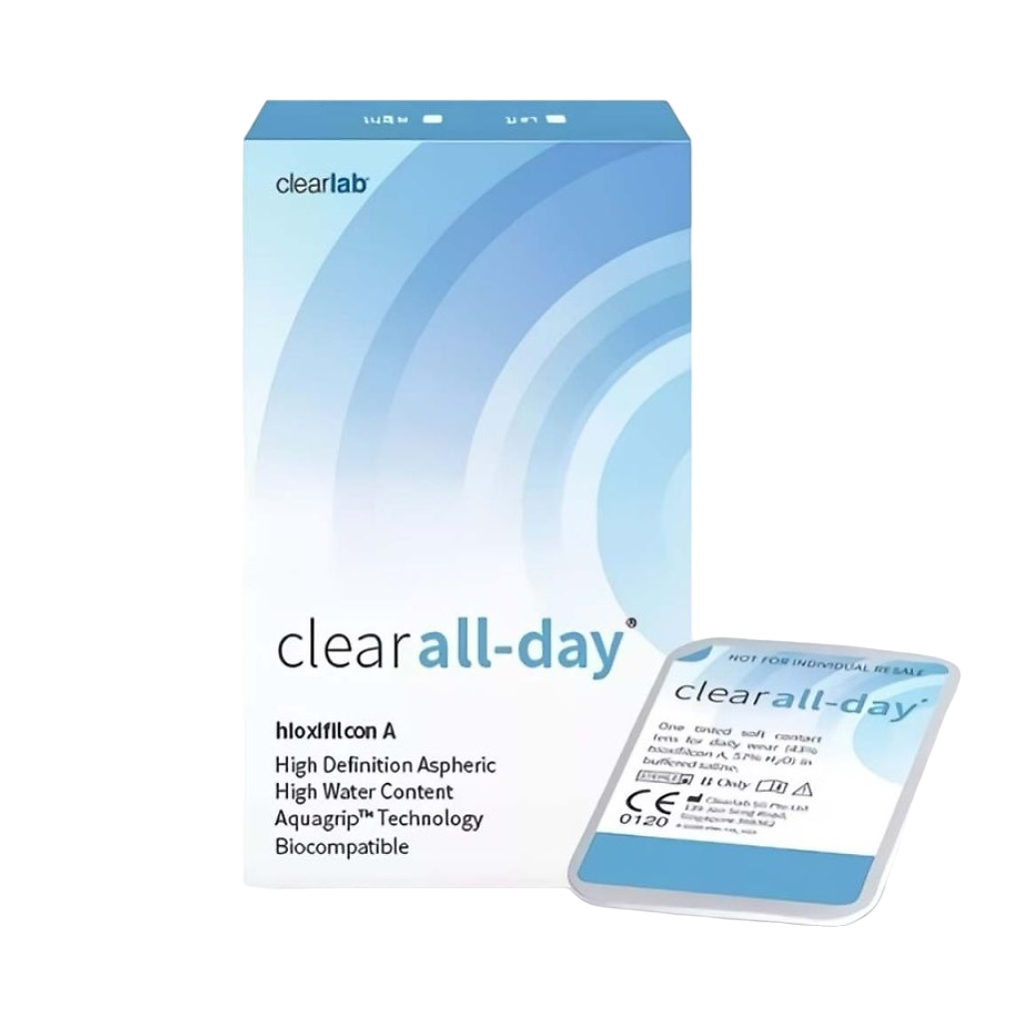 Контактные линзы Clearlab Clear All-Day Ежемесячные, -05,00 / 14.2 / 8.6, 6 шт.