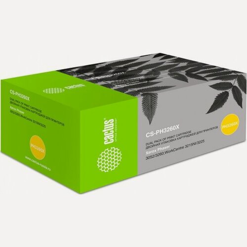 Изображение товара Картридж лазерный Cactus CS-CS-PH3260X 106R02782 черный (6000стр.) для Xerox Ph 3052/3052NI/3260