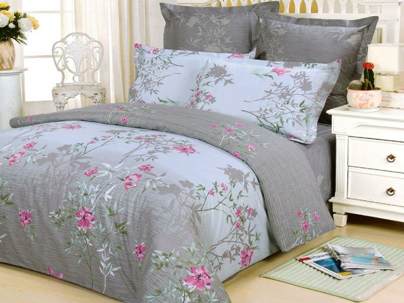 фото Комплект постельного белья сатин Сайлид В-31 1.5 спальный