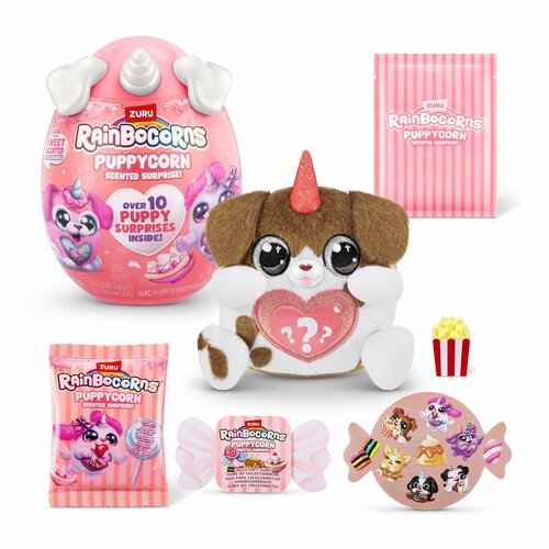 Мягкая игрушка сюрприз в яйце Zuru Rainbocorns PUPPYCORN SURPRISE S8 игрушка zuru rainbocorns puppycorn rescue surprise сюрприз в яйце в ассортименте