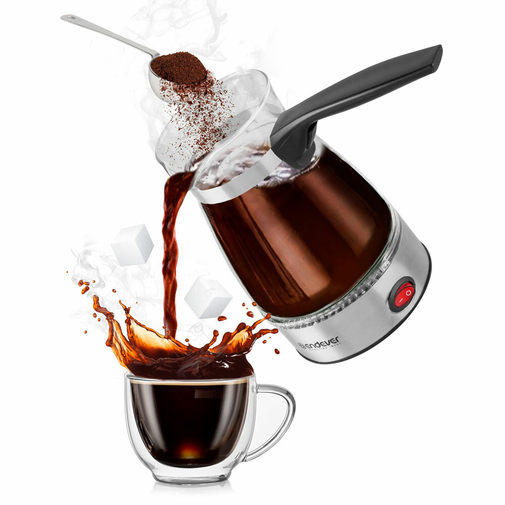 Кофеварка электрическая / турка для кофе Endever Costa-1015 - фотография № 1