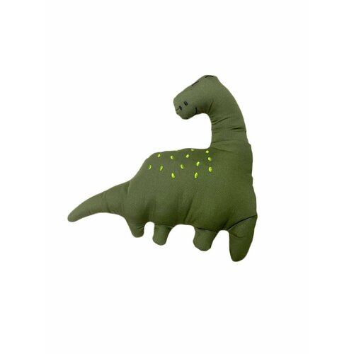 Текстильная интерьерная игрушка динозавр Бронтозавр