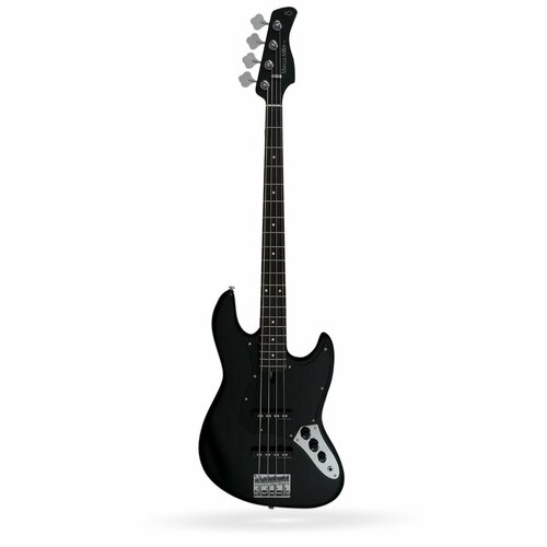 Sire V3P-4 BKS бас-гитара, форма Jazz Bass, цвет черный матовый бас гитара sire v3p 5 bks