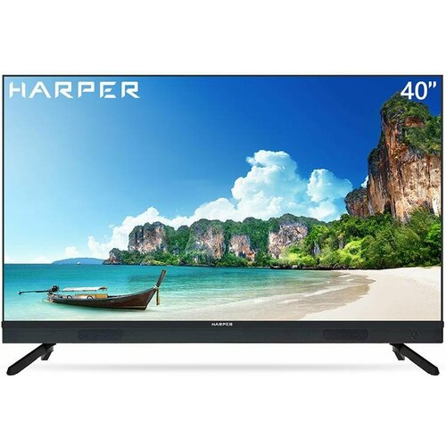 Телевизор LCD Harper 40F821TS (FullHD, Smart TV, безрамочный) телевизор harper 32r770t