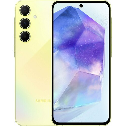 Смартфон Samsung Galaxy A55 5G 8256 ГБ Dual nano SIM eSIM lemon 38400₽
