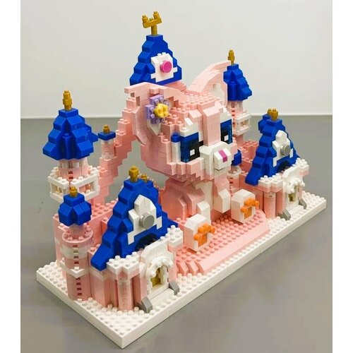 Конструктор 3Д из миниблоков RTOY Лисенок карандашница органайзер, 1939 деталей - WL66541