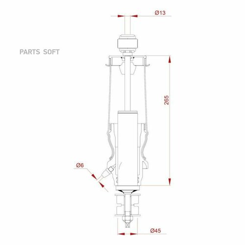 TRUCKEXPERT 46733001 Амортизатор кабины MAN F90-F2000 19 11140₽