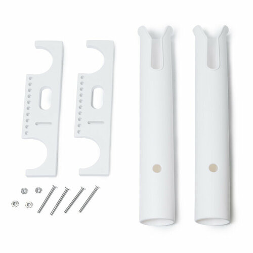 Держатель спиннинга SUNFINE двойной 50мм белый пластик 1260₽