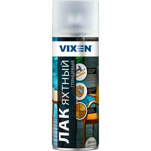 Яхтный лак Vixen VX24002 лак яхтный vixen глянцевый 520 мл