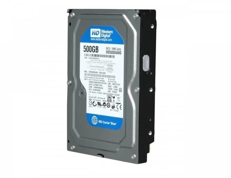 Жесткий диск Western Digital WD Blue 500 ГБ WD5000AAKS