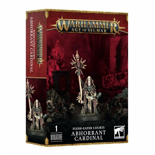 фото Миниатюры для настольной игры games workshop warhammer age of sigmar: flesh-eater courts - abhorrant cardinal 91-72