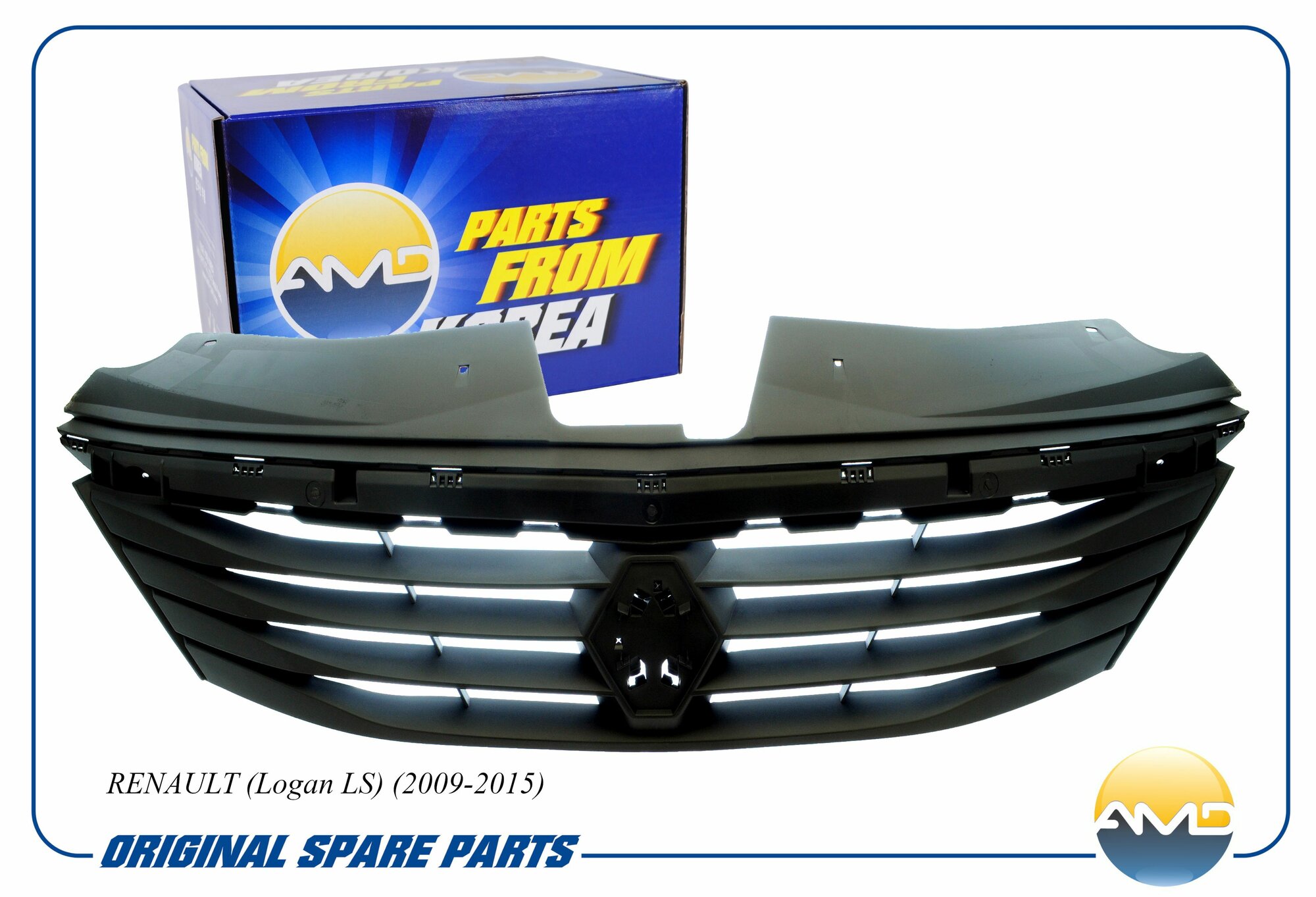 Решетка радиатора 8200752748 AMD. MD20 для RENAULT Logan LS 2009-2015