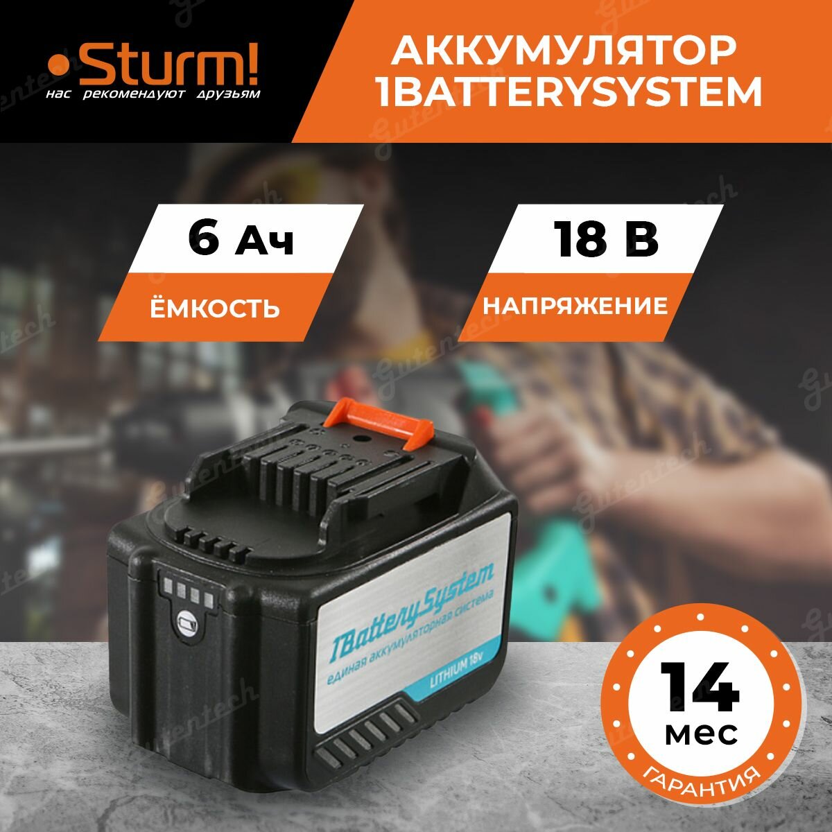 Зарядное устройство Sturm! SBP1806