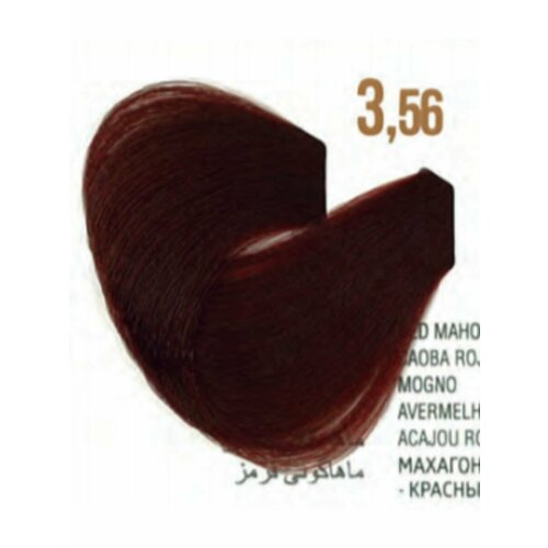 Крем краска для волос 3.56 махагоново-красный