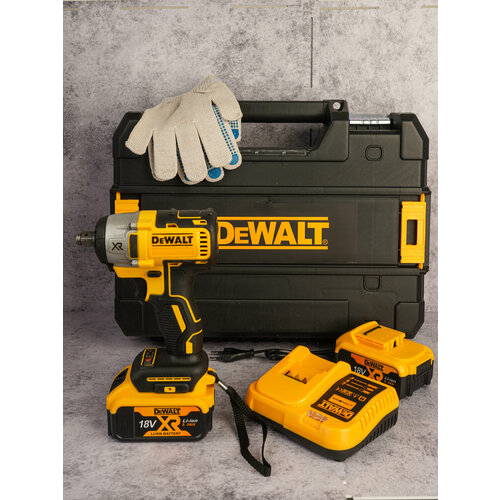 Гайковерт аккумуляторный ударный бесщеточный в кейсе 18V 2АКБ 9100₽