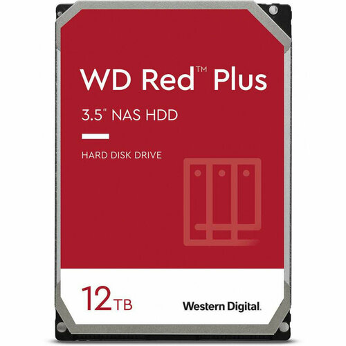 Жесткий диск WD SATA-III 12Tb WD120EFBX NAS Red Plus 7200rpm 256Mb 35 39798₽