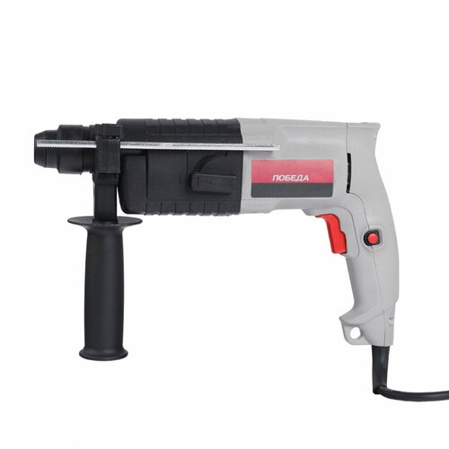 Перфоратор победа П-26890 мощность 890 Вт макс диаметр бурения 26 мм 1300 обмин 7200 удмин дополнительная ркоятка кейс арт 140300990 6830₽