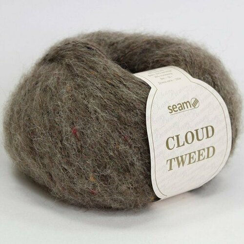 Пряжа Seam CLOUD TWEED 52457 темный тауп (2 мотка)