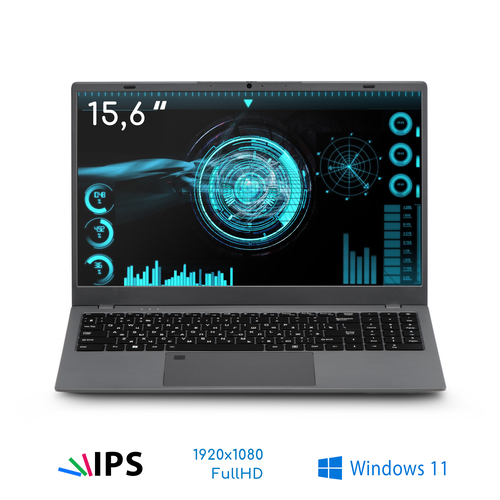 Ноутбук Azerty AZ-1526 (15.6" IPS 1920x1080, Intel N95 4x1.7GHz, 12Gb LPDDR5, 512Gb SSD)