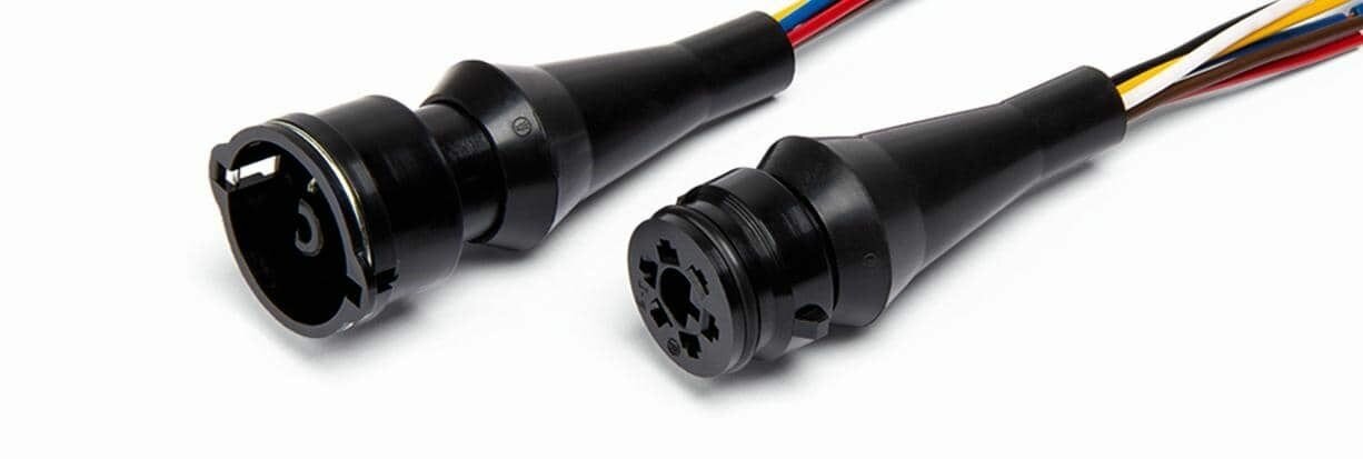 Комплект (вилка-розетка) разъёмов к задним фонарям для а/м ГАЗель бортовая, с проводами