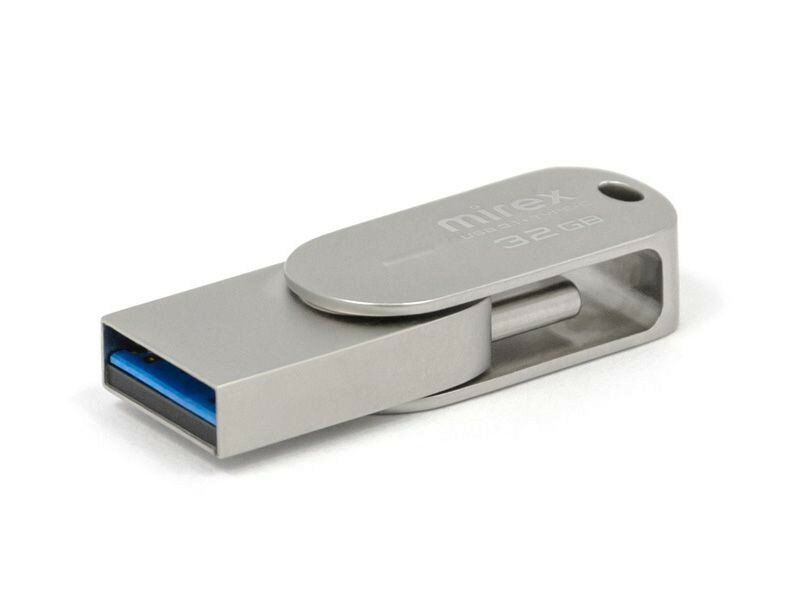 Накопитель USB 3.1 32GB Mirex OTG, Type-C, металл - фото №14