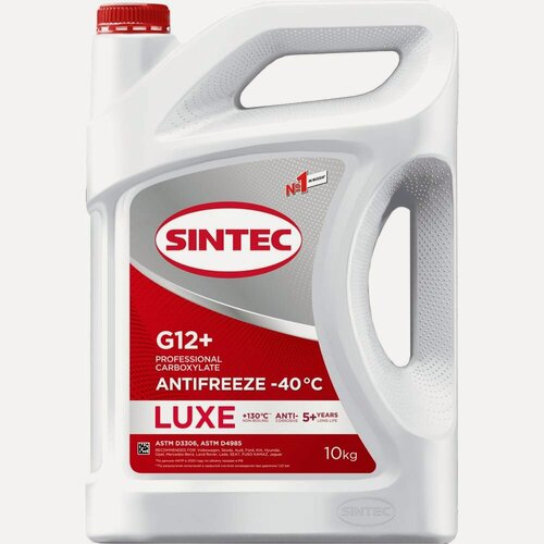 Изображение товара Антифриз Sintec LUXE G12 +, 10 кг, красный 614504
