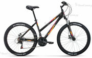 Женский велосипед Forward Iris 26 2.0 D (2022) 17" Черно-розовый (156-170 см)