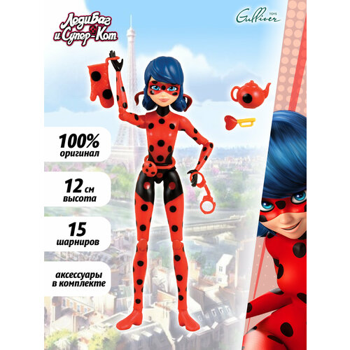 фото Кукла playmates toys miraculous ladybug paris wings, 12 см, 50401