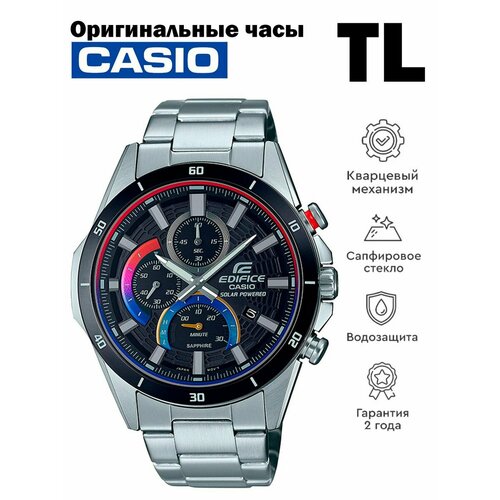 Наручные часы CASIO Edifice, черный наручные часы casio edifice efs s610hg 1a