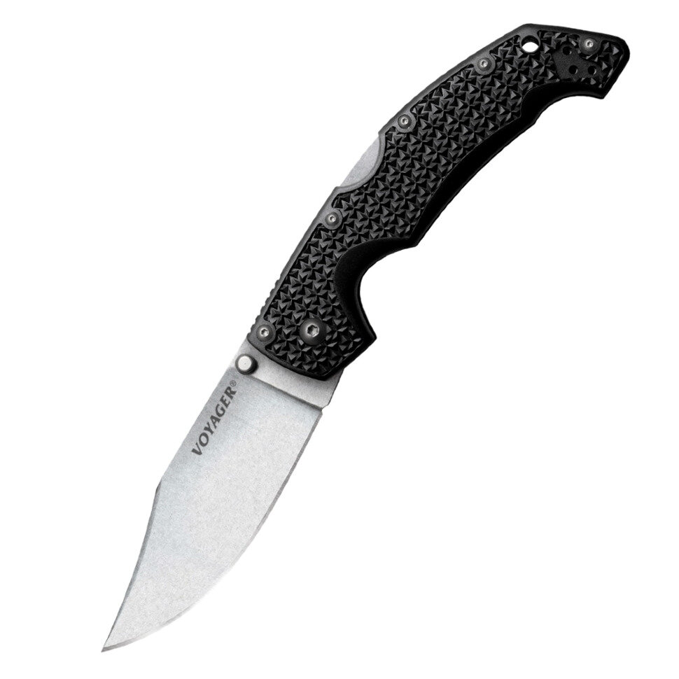 Складной нож Cold Steel Voyager Clip Large Plain Edge CS_29AC