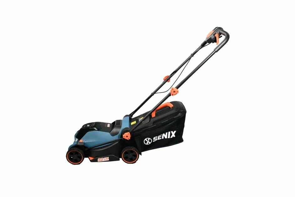 Газонокосилка аккумуляторная SENIX, 32 см, X2 20 В, с АКБ 4 Ач и ЗУ, - фото №2
