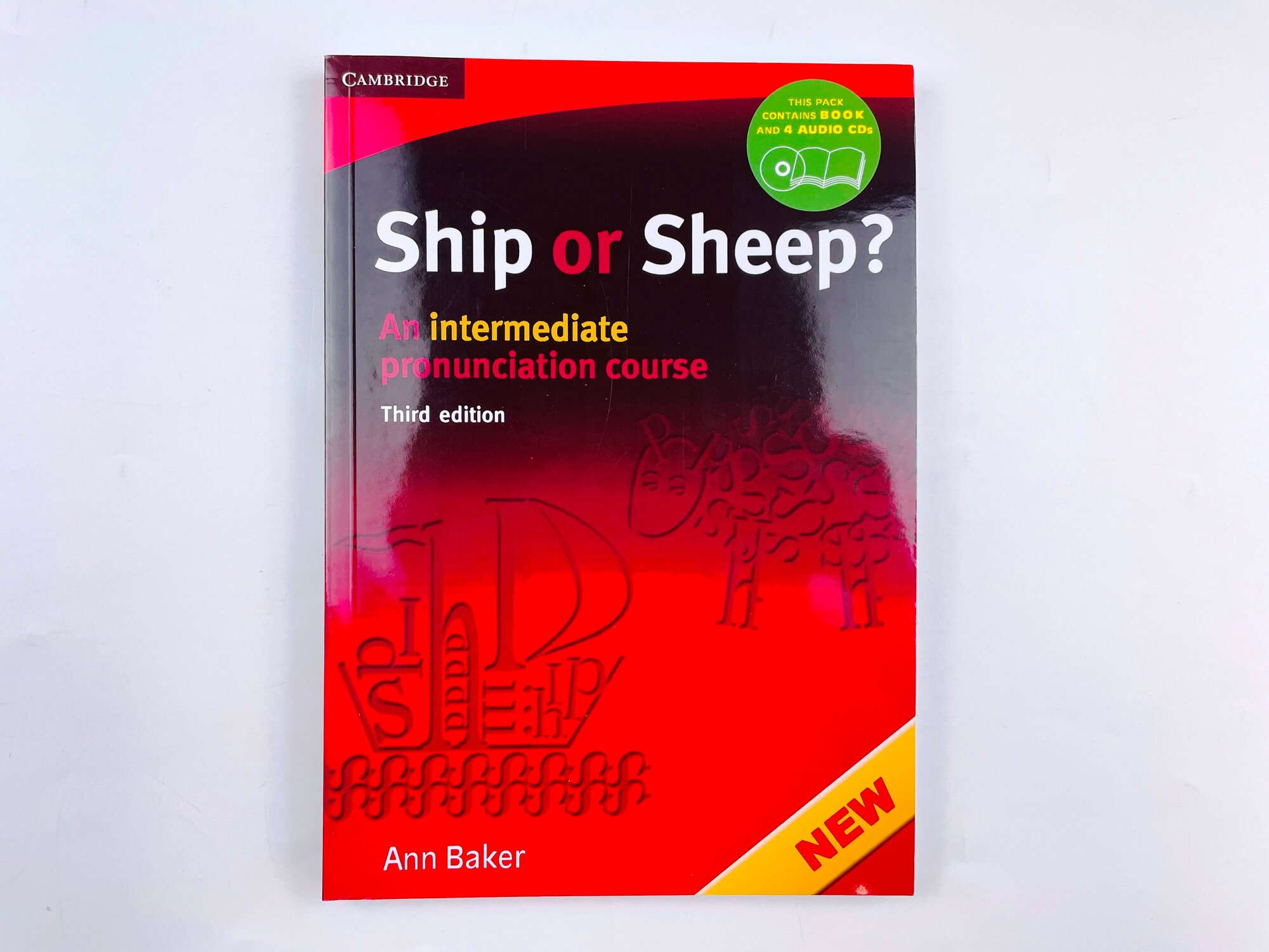 Baker Ann, Ship or Sheep? An intermediate pronunciation course, Third Edition + CD