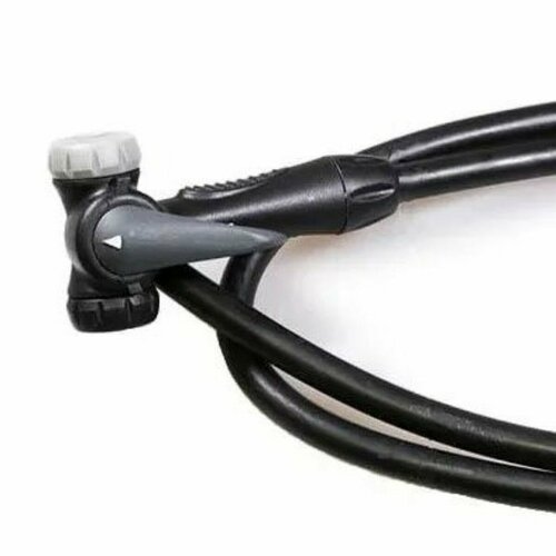 Головка GIYO для велосипедного насоса напольного универсальная двойная черный