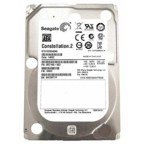 Жесткий диск Seagate ST91000640NS 1Tb SATAIII 2,5 HDD