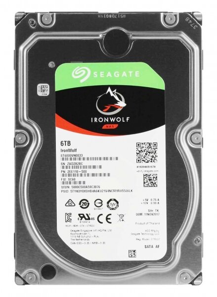 Жесткий диск Seagate ST6000VN0033 6Tb SATAIII 3,5" HDD