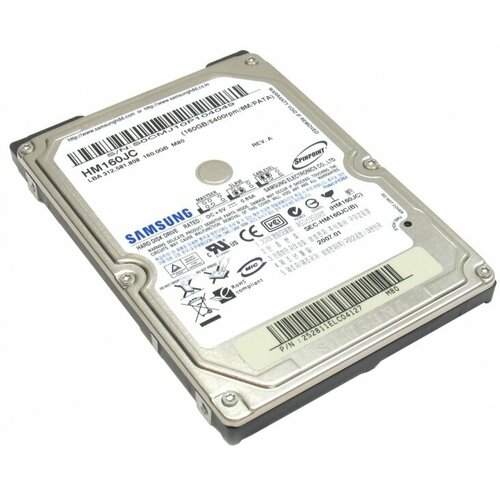 Жесткий Диск Samsung HM160JC 160Gb 5400 IDE 2,5