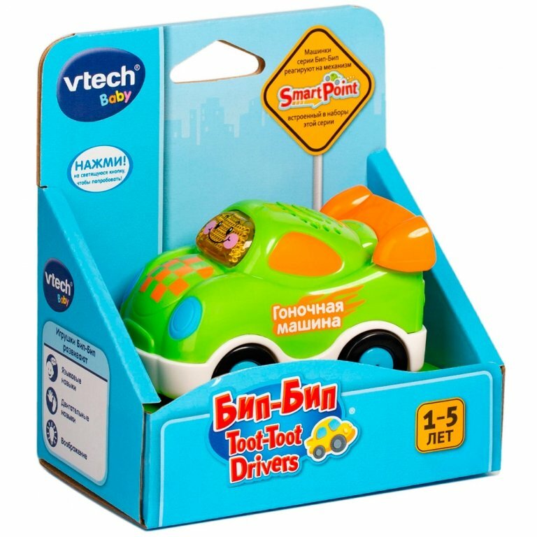 Vtech VTECH Гоночная машинка Бип-Бип Toot-Toot Drivers (свет, звук) 80-143826